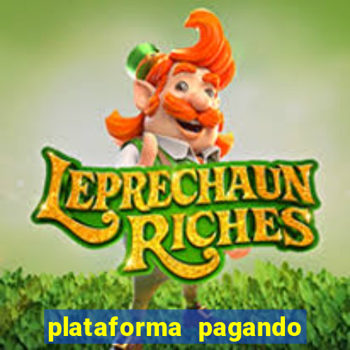 plataforma pagando no cadastro